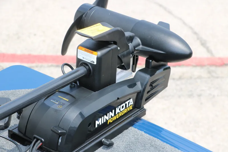Slide: The Image of Minn Kota PowerDrive motor on 2024 Smoker Craft Excursion Pro 176 SC Pro boat. - 30
