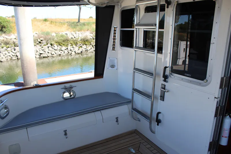 Slide: The Image of Interior of Cherubini Independence 50 yacht, built in 1999. - 25