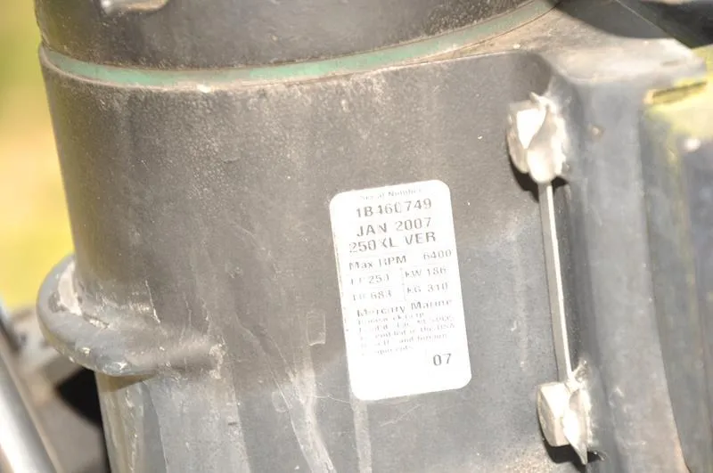 Slide: The Image of 2009 Concept 27' CC engine label with specifications and serial number. - 28