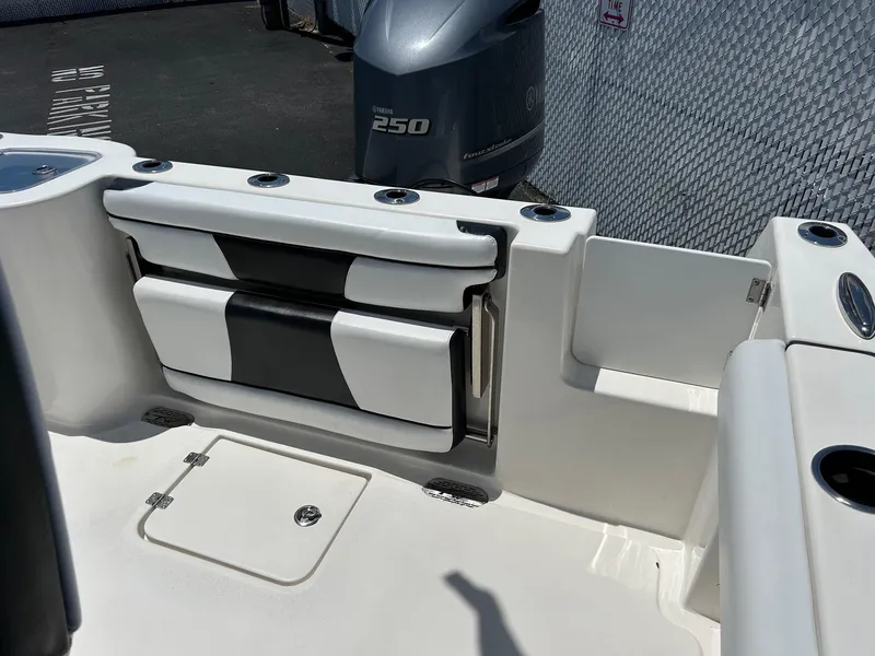 Slide: The Image of 2019 Tidewater 232 CC Adventure boat with Yamaha 250 outboard motor. - 16
