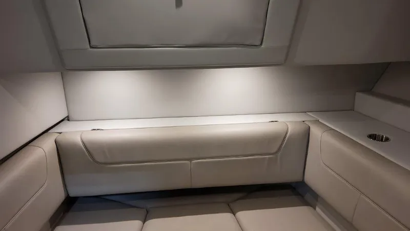Slide: The Image of Interior seating of 2023 Formula 380 Super Sport Crossover OB boat. - 40