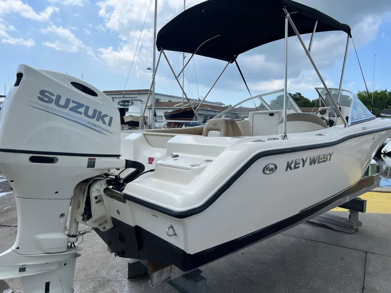 Slide: The Image of 2014 Key West 203 DFS boat with Suzuki outboard motor. - 22