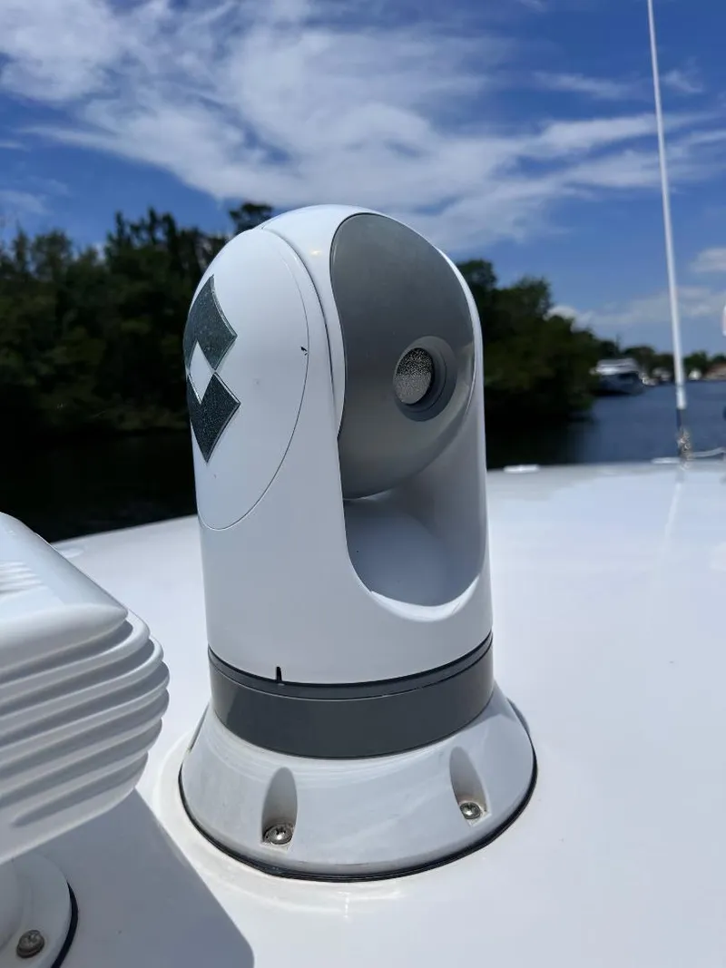Slide: The Image of 2016 Intrepid 375 Walkaround boat camera system. - 34