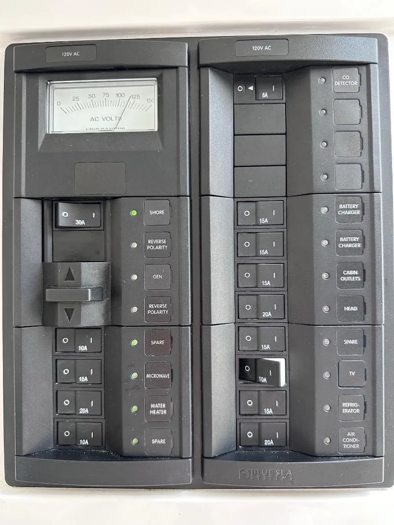 Slide: The Image of 2016 Intrepid 375 Walkaround electrical control panel. - 8