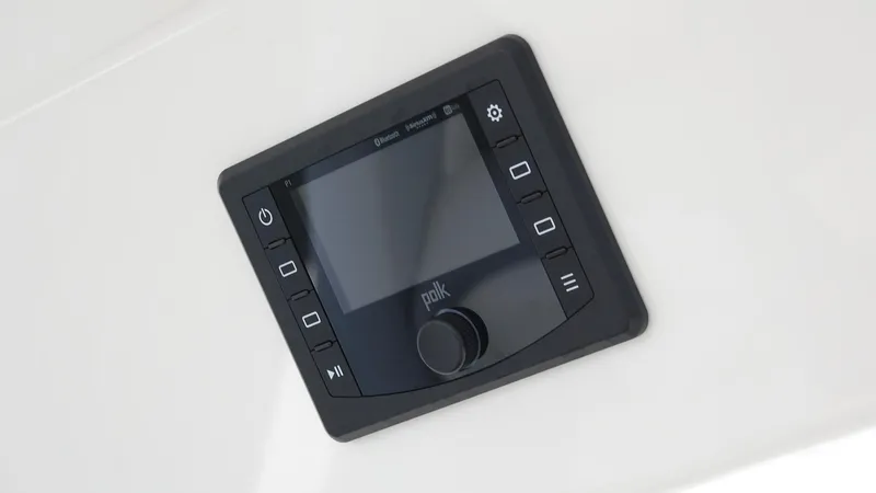 Slide: The Image of Polk audio control panel on 2019 Regulator 41 boat. - 10