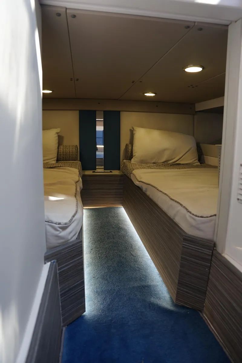 Slide: The Image of Cozy twin cabin in Nassima Yacht N40, 2025 model. - 23