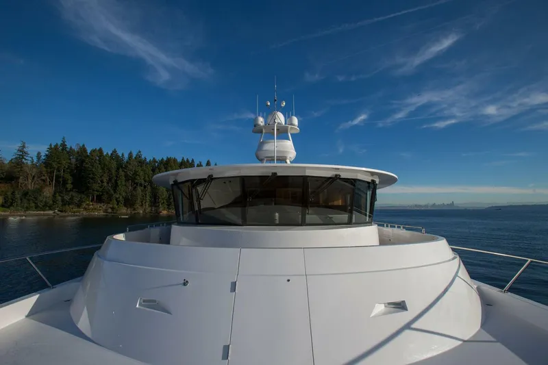 Slide: The Image of 2019 Nordlund Expedition Yachtfisher cruising on a clear day. - 14