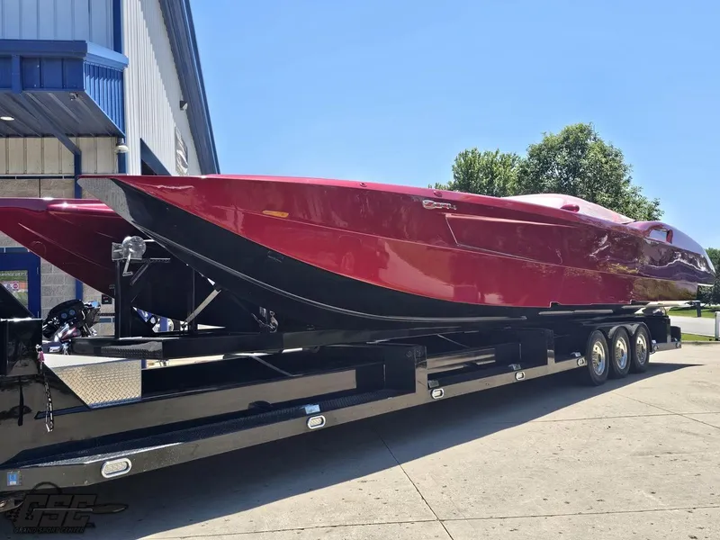 Slide: The Image of Control panel on a 2010 MTI 44 Corvette trailer with American Trailer branding. - 9