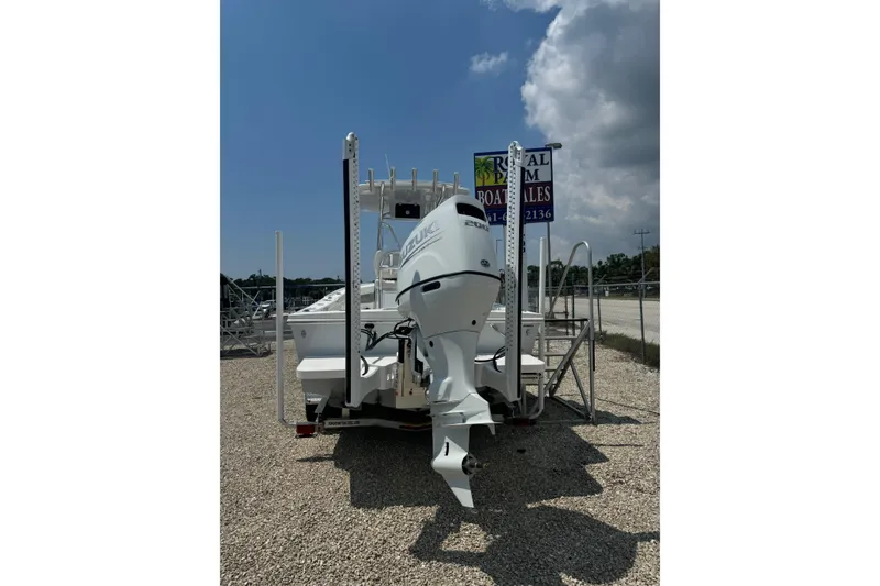 Slide: The Image of 2025 Pair Customs 21MV boat with outboard motor at Royal Palm Boat Sales. - 34
