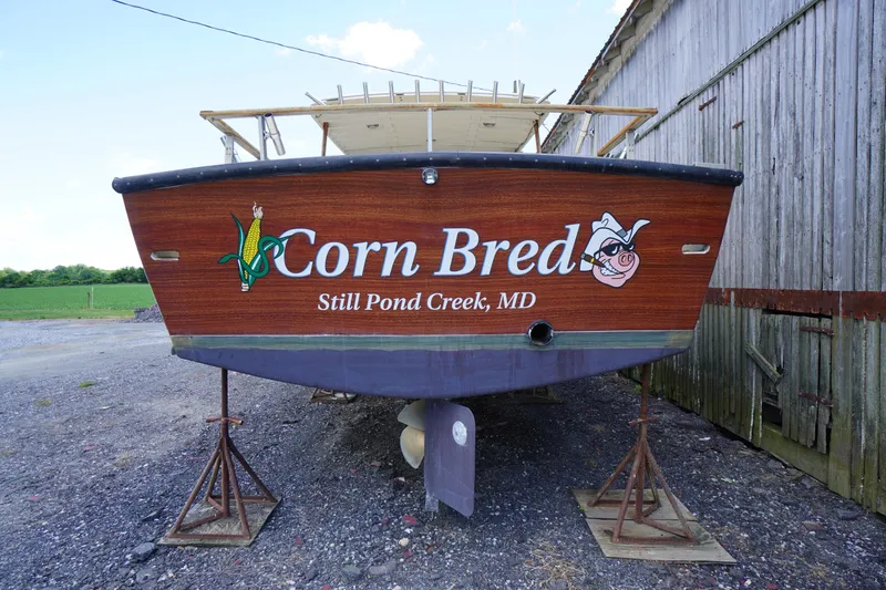 Slide: The Image of 1989 Markley 35 Ft. Deadrise boat named "Corn Bred" in Still Pond Creek, MD. - 77