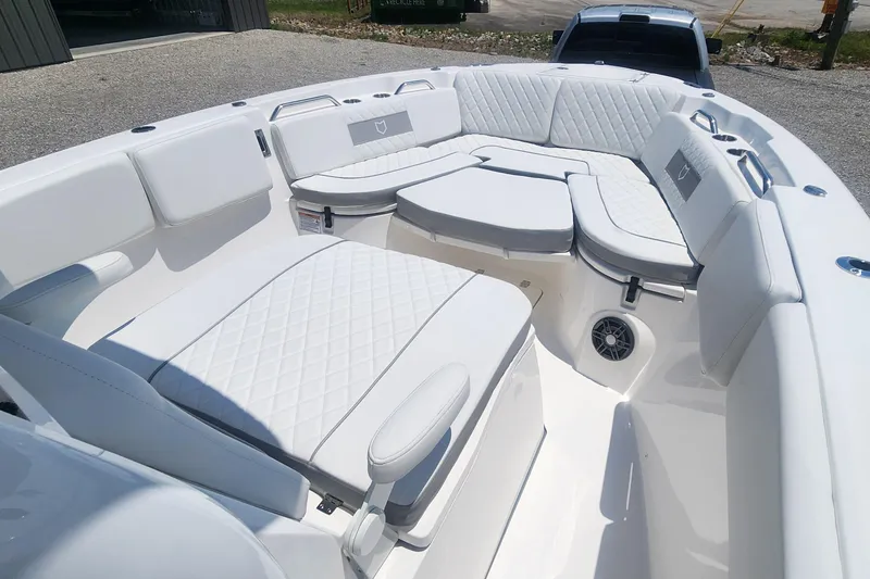 Slide: The Image of Spacious seating area on the 2025 Sea Fox 268 Commander boat. - 3