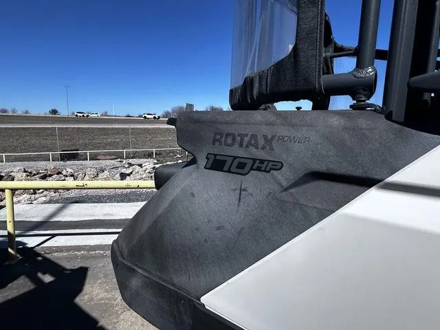 Slide: The Image of 2023 Sea-Doo Switch® Cruise 18-130 hp dashboard display showing speed and fuel level. - 4