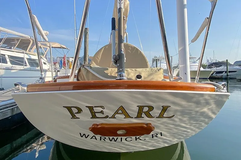 Slide: The Image of Morris M36 2005 sailboat Pearl docked in Warwick, RI marina. - 24