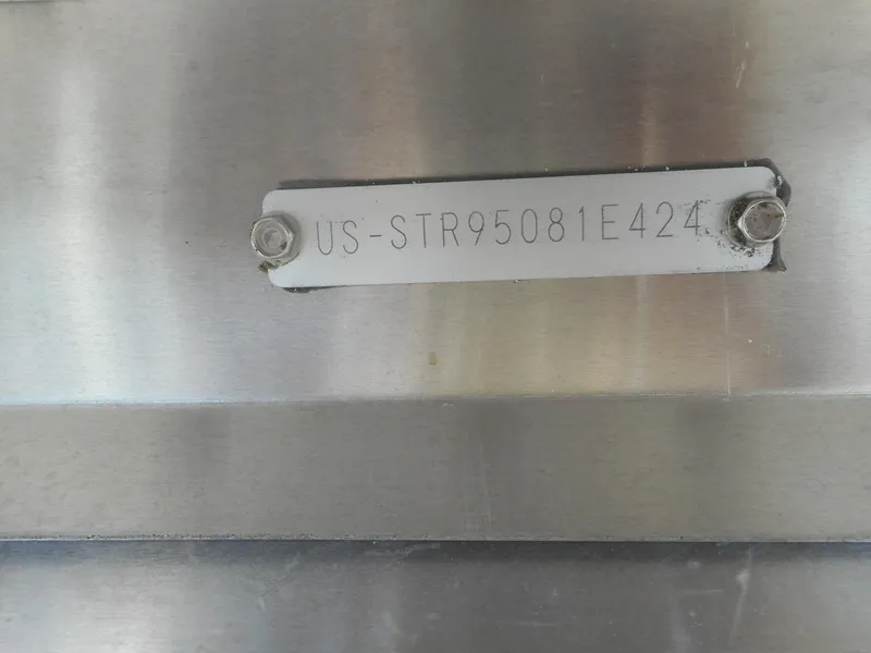 Slide: The Image of 2024 Starcraft CX 25 DL BAR boat hull identification number (HIN) plate. - 10