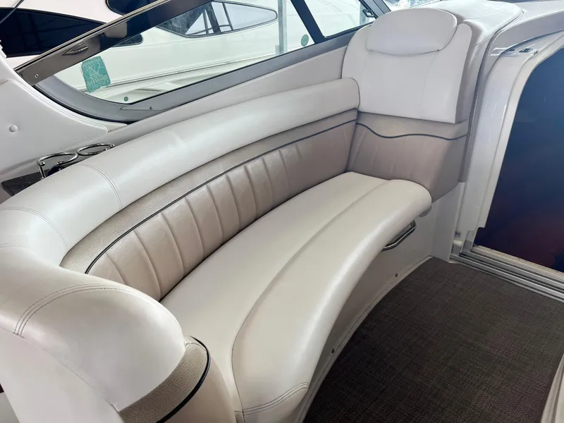 Slide: The Image of Luxurious seating area on a 2007 Four Winns 358 Vista boat. - 7
