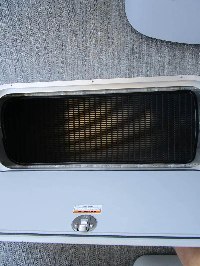 Slide: The Image of Sweetwater Entertainment SW 2286 MT 2024 storage compartment with ventilation grille. - 14