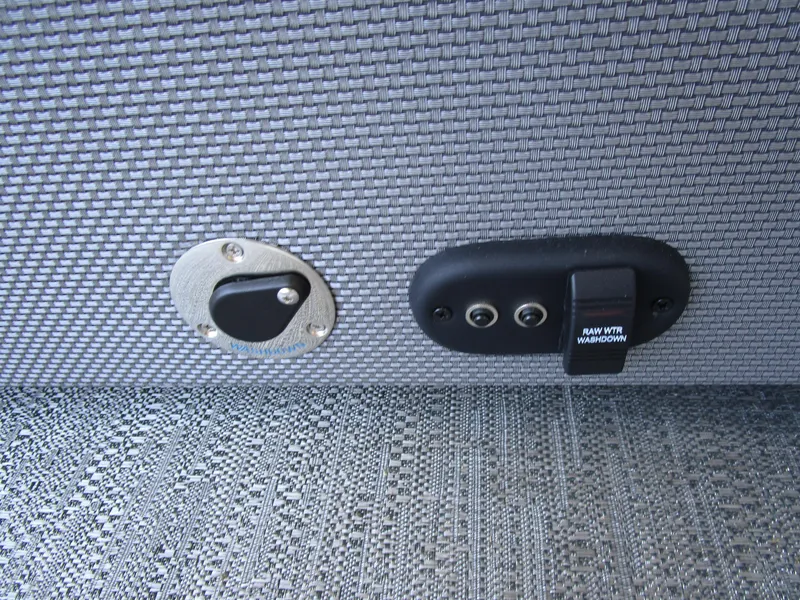 Slide: The Image of Close-up of 2024 Sweetwater Entertainment SW 2286 MT raw water washdown switch. - 15