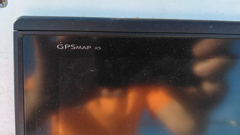 Slide: The Image of Close-up of GPSMap XS screen on 1999 Mainship 350 Trawler. - 11