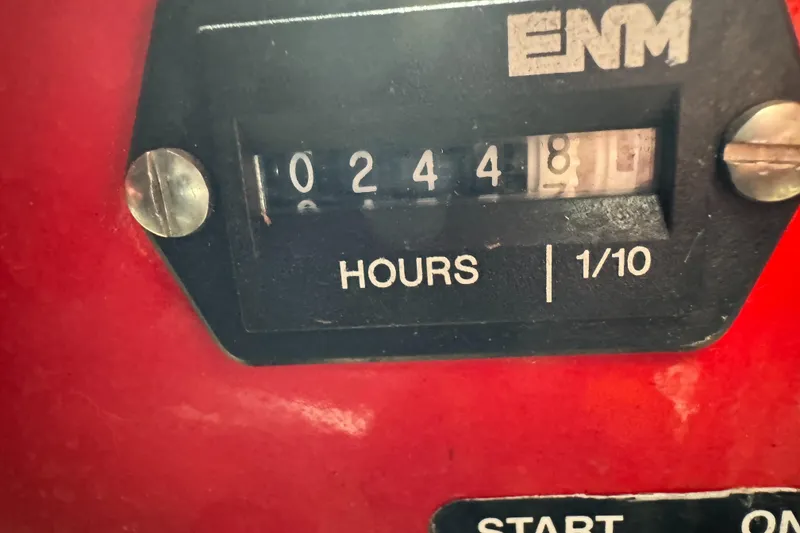 Slide: The Image of Hour meter reading 244.8 on a 2008 Holiday Mansion 37. - 36