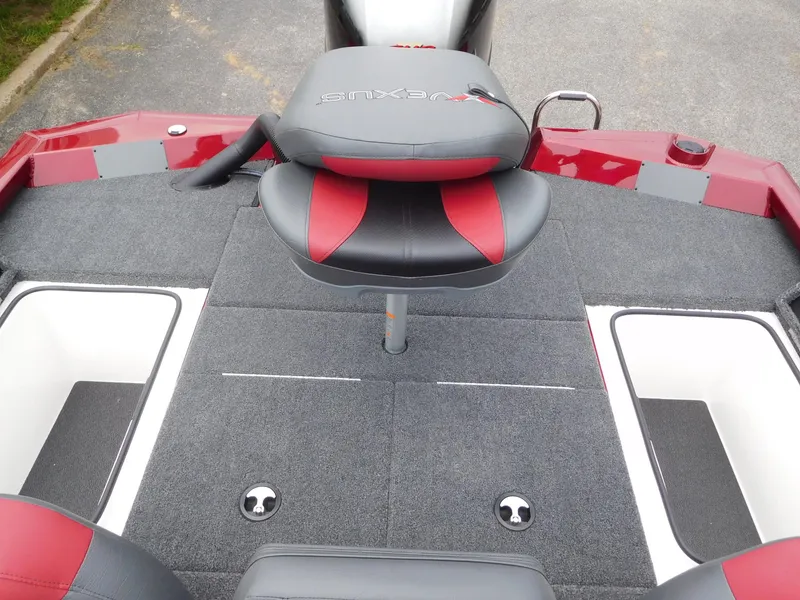 Slide: The Image of 2024 Vexus AVX 1880 V2 boat interior with seating and storage compartments. - 9