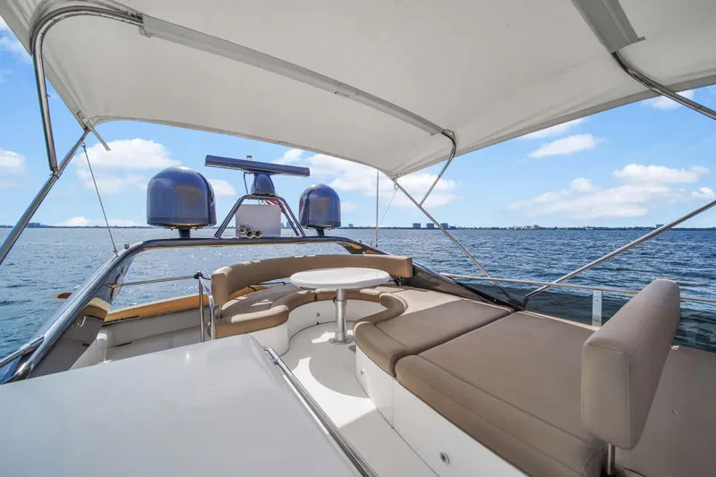 Slide: The Image of Luxury 2006 Uniesse 58 yacht with spacious deck and ocean view. - 38