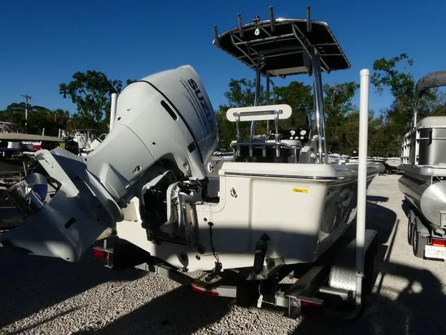 Slide: The Image of 2024 Bulls Bay 2200 boat with Suzuki outboard motor on trailer. - 4