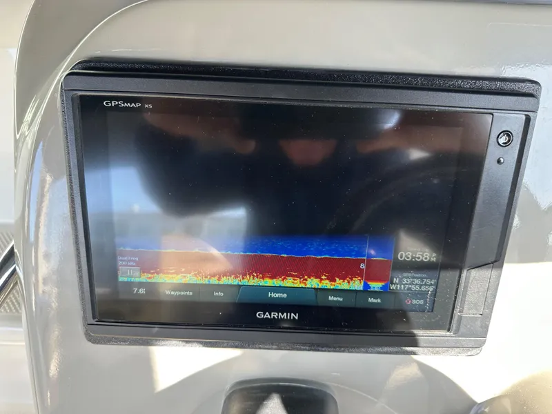 Slide: The Image of Garmin GPSMAP XS display on 2012 Bayliner 335 Cruiser boat. - 5