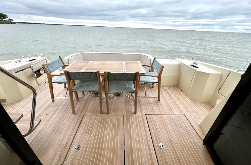 Slide: The Image of TEAK DECKING &amp; TABLE - COCKPIT  - 57