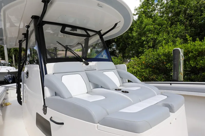 Slide: The Image of 2020 Regulator 41 boat with comfortable seating and modern design. - 37