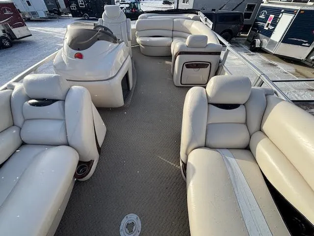 Slide: The Image of 2008 Sun Tracker PARTY BARGE 22 Regency Edition with spacious seating and modern design. - 18