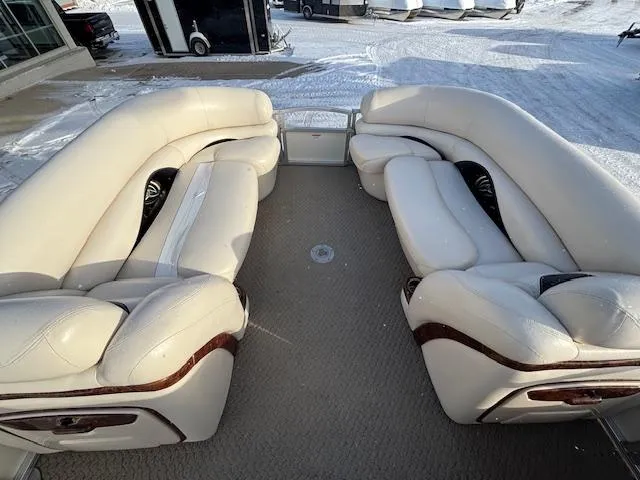 Slide: The Image of 2008 Sun Tracker PARTY BARGE 22 Regency Edition with spacious seating and elegant design. - 3