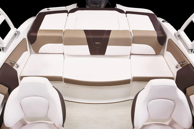 Slide: The Image of Dashboard of 2026 Chaparral 21 SSi OB with Simrad display. - 11