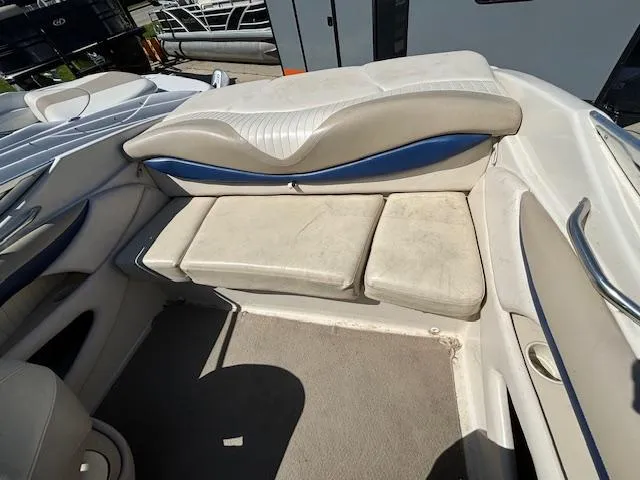 Slide: The Image of 2004 Glastron GX 185 boat interior seating area. - 23