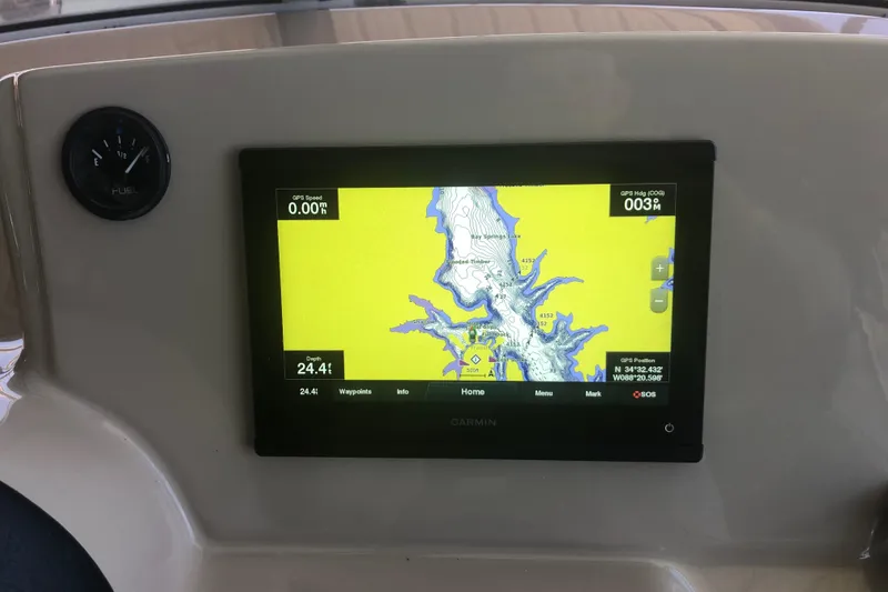 Slide: The Image of Garmin navigation display on 2005 Carver 41 Cockpit Motor Yacht. - 34