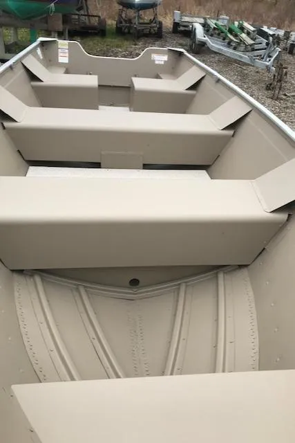 Slide: The Image of 2024 Polar Kraft Dakota 1670L aluminum fishing boat interior. - 9