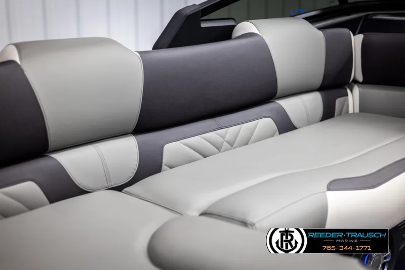 Slide: The Image of 2024 Avalon Excalibur VRB luxury boat seating with modern design and premium materials. - 44