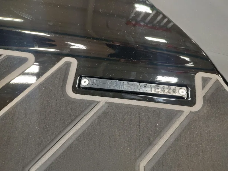 Slide: The Image of Close-up of 2024 Yamaha WaveRunner FX Limited SVHO hull identification number. - 19