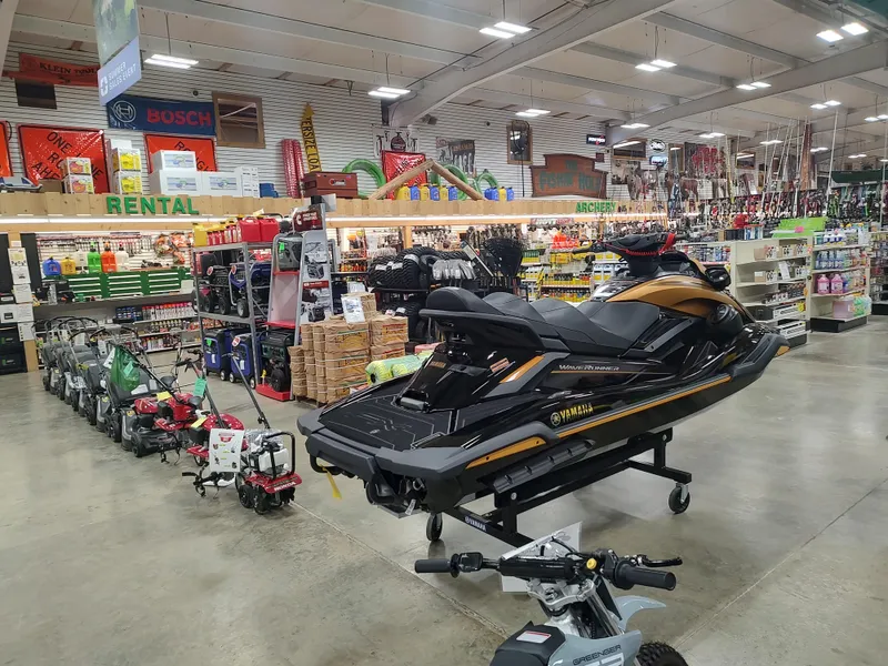 Slide: The Image of 2024 Yamaha WaveRunner FX Limited SVHO displayed in a hardware store. - 8