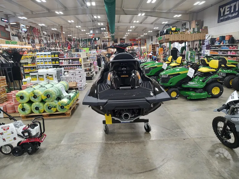 Slide: The Image of 2024 Yamaha WaveRunner FX Limited SVHO displayed in a hardware store. - 9