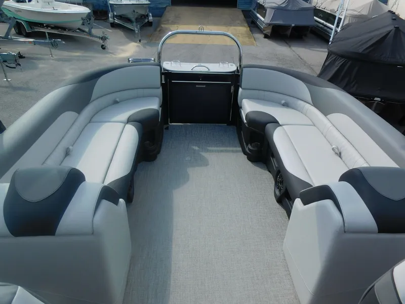 Slide: The Image of 2024 Avalon LSZ Quad Lounger interior with spacious seating and modern design. - 9