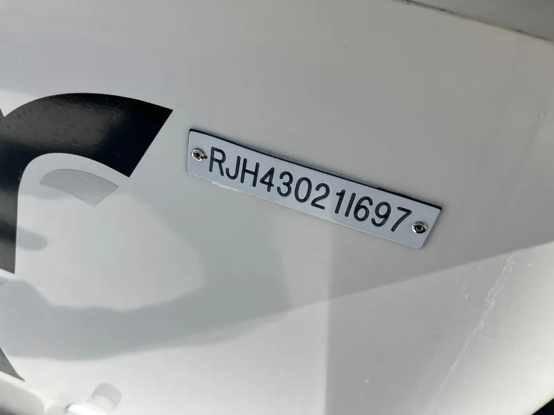 Slide: The Image of Riviera 43 Open Flybridge 1997 serial number RJH430211697. - 43