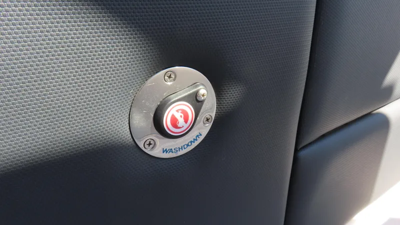 Slide: The Image of Washdown button on 2024 Cigarette 41 Nighthawk SD Edition boat. - 17