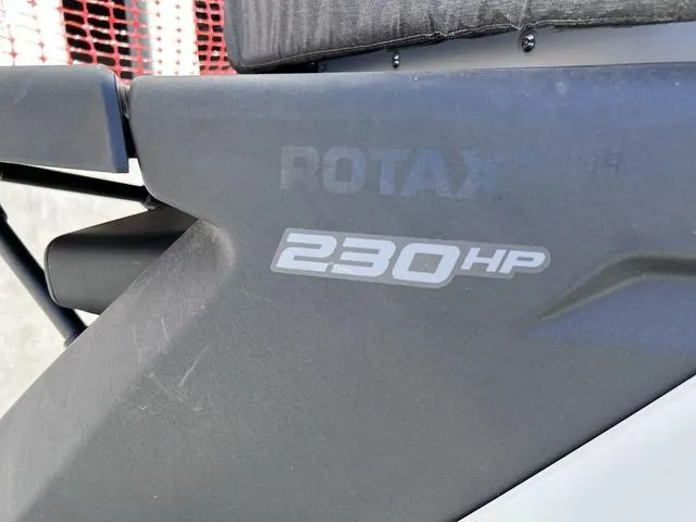 Slide: The Image of Close-up of 2024 Sea-Doo Switch® Cruise 18 with 230 hp Rotax engine. - 3
