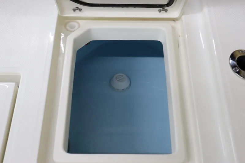 Slide: The Image of Livewell compartment of 2024 Pathfinder 2200 TRS boat. - 21