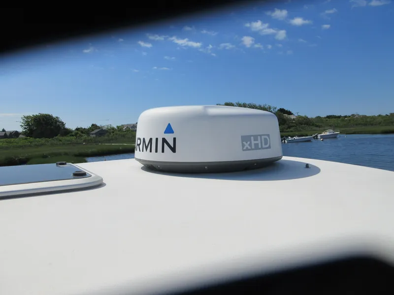 Slide: The Image of Garmin xHD radar on 2016 Grady-White Freedom 307 boat. - 38
