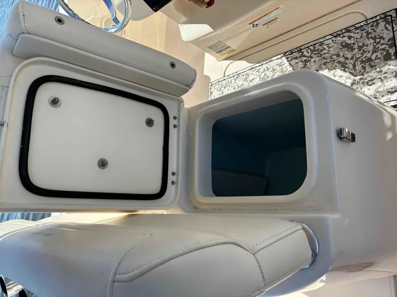 Slide: The Image of Open storage compartment on 2018 Grady-White Fisherman 216 boat. - 4