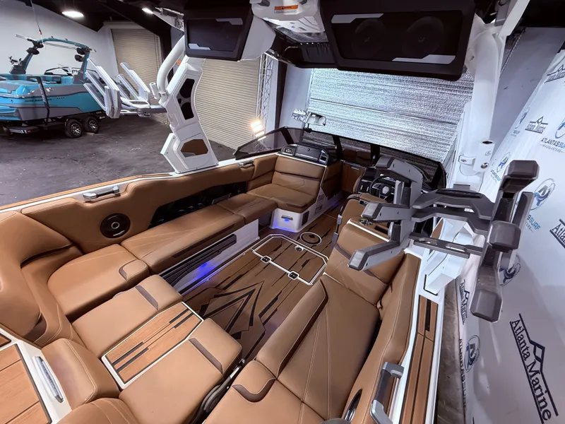 Slide: The Image of Interior of 2024 Supra SL 400 with luxurious features. - 29