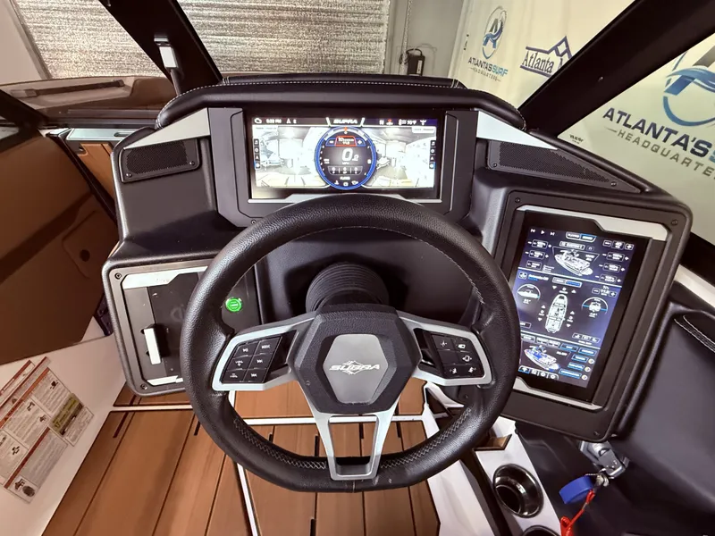Slide: The Image of Interior of 2024 Supra SL 400 with modern dashboard. - 31