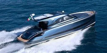 Slide: The Image of 2024 Solaris Power 48' Lobster yacht cruising on the ocean. - 2