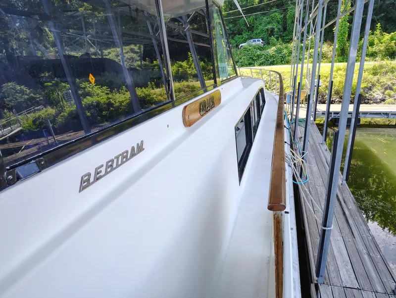 Slide: The Image of Bertram 58 Flybridge Motor Yacht 1976 - 82